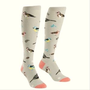 Sock It To Me Womens Birds Of A Feather Knee High Socks